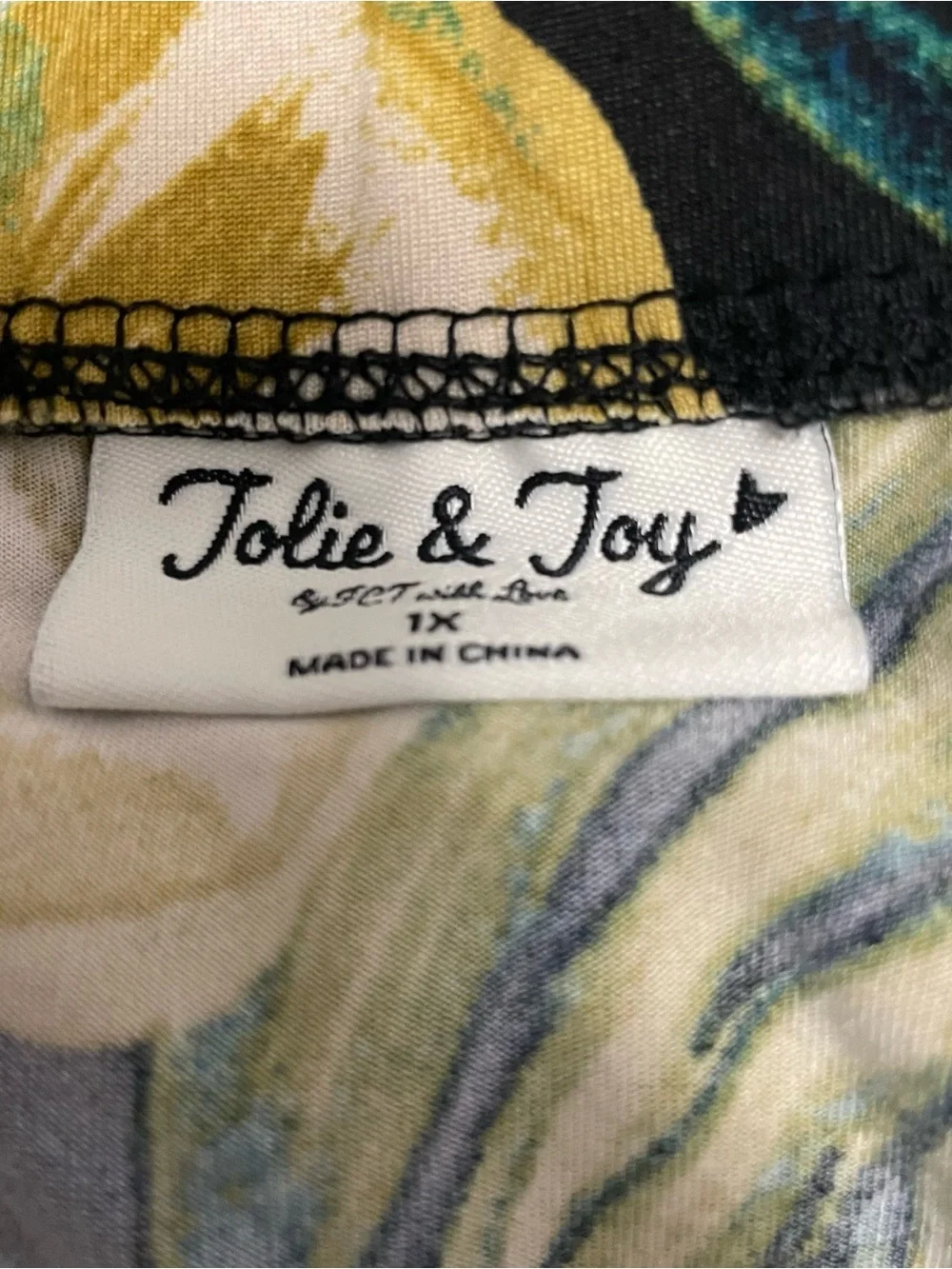 JOLIE & JOY Woman’s Floral Tropical Long Maxi Skirt Size 1x Modest